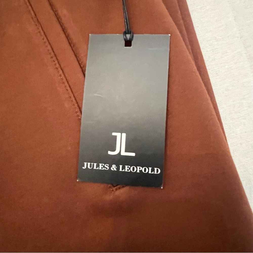 🆕 ✨ Jules & Leopold Brown Straight Leg Pants ✨ 🆕 - Picture 2 of 9
